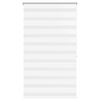 vidaXL Doppelrollo Seitenzug 100 x 175 cm wei&szlig;