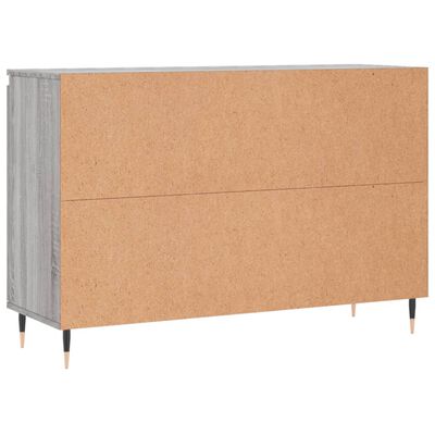 vidaXL Sideboard Grau Sonoma 104x35x70 cm Holzwerkstoff