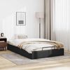 vidaXL Ottoman-Bett ohne Matratze Schwarz 120x200 cm Kunstleder