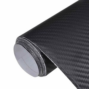 vidaXL Autofolie 3D Schwarz 100x150 cm