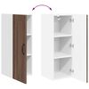 vidaXL K&uuml;chenschrank Braun Eichen-Optik 30 x 31 x 80 cm Holzwerkstoff