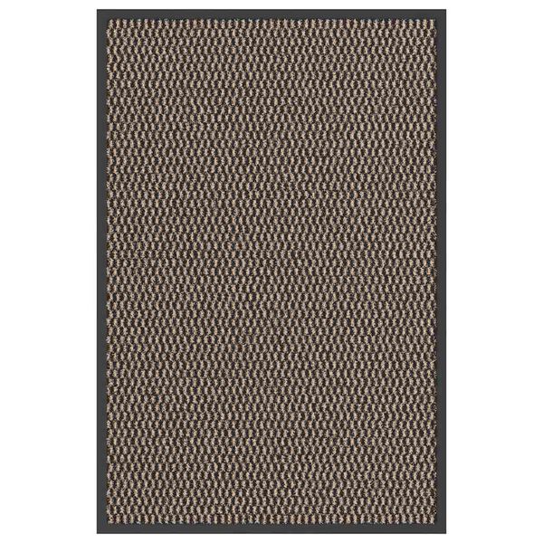 vidaXL Fu&szlig;matte Braun 60x90 cm
