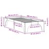 vidaXL Bettrahmen Braun 80 x 200 cm Massives Kiefernholz