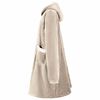 vidaXL Decken-Hoodie Beige M Fleece und Flanell