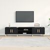 vidaXL TV-Schr&auml;nk Schwarz Eichen-Optik 180 x 31,5 x 40 cm