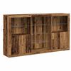 vidaXL LED-Sideboard Altholz 181,5 x 37 x 100 cm Holzwerkstoff
