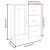 vidaXL Sideboard Wei&szlig; 69,5x34x90 cm Holzwerkstoff