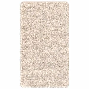 vidaXL Rutschfeste Badmatte Creme 70 x 120 cm PP
