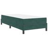 vidaXL Boxspringbett mit Matratze Dunkelgrün 80 x 200 cm Stoff