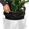 LECHUZA Pflanzgef&auml;&szlig; DIAMANTE Premium ALL-IN-ONE &Oslash; 40 cm Mattwei&szlig;