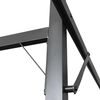 vidaXL Pergola mit Schiebedach Taupe 395x292x230 cm