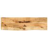 vidaXL Tischplatte 100x40x3,8 cm Baumkante Massivholz Raues Mangoholz