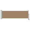 vidaXL Seitenmarkise 80 x 300 cm 100% Polyester Eisen Stahl