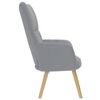 vidaXL Relaxsessel Hellgrau Stoff