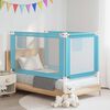 vidaXL Kleinkind-Bettschutzgitter Blau 140x25 cm Stoff