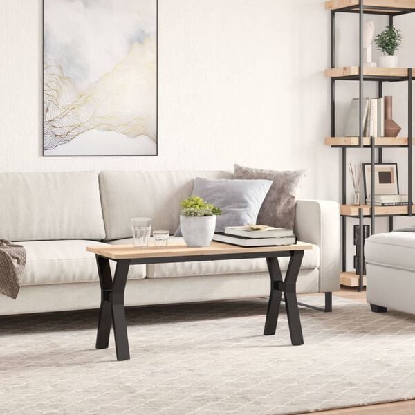 vidaXL Couchtisch-Gestell in Y-Form 90x30x43 cm Stahl