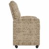 vidaXL Esszimmerst&uuml;hle mit Rollen 2 pcs Hellgrau 58 x 67 x 97 cm