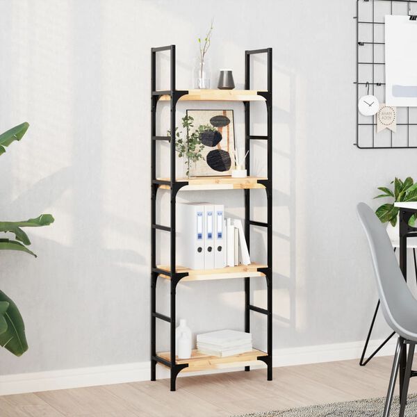 vidaXL Schweberegale 2 Stk. 40x20x4 cm Massivholz Akazie Unbehandelt