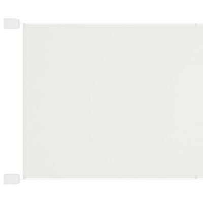vidaXL Senkrechtmarkise Weiß 100x360 cm Oxford-Gewebe
