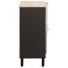 vidaXL Sideboard mit T&uuml;r Wei&szlig;e gewaschene Oberfl&auml;che 80 x 33 x 75 cm