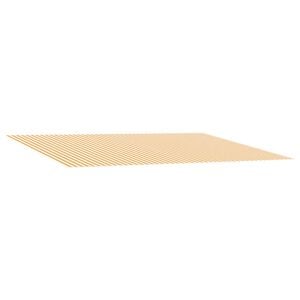 vidaXL Markisenersatzstoff Gelb und Wei&szlig; 300 x 250 cm Polyester