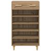 vidaXL Schuhschrank Kunsthandwerk Eiche 60 x 35 x 105 cm Holzwerkstoff