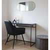 House Nordic Ovaler Spiegel Daisy Schwarz