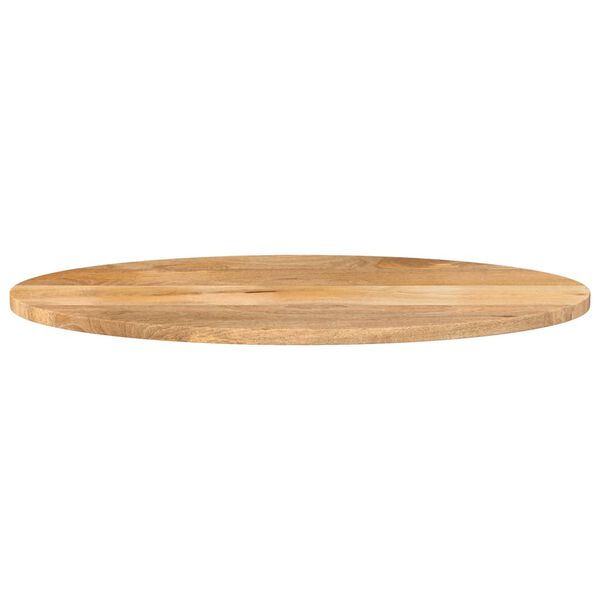 vidaXL Tischplatte 120x50x2,5 cm Oval Massivholz Mango