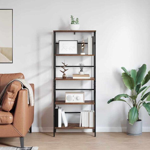 vidaXL B&uuml;cherregal Ger&auml;ucherte Eiche 60 x 29,5 x 149 cm Holzwerkstoff