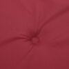 vidaXL Gartenbank-Auflage Weinrot 150x50x4 cm Oxford-Gewebe