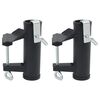 vidaXL Sonnenschirmhalter f&uuml;r Balkon 2 Stk. 25-38 mm Stahl