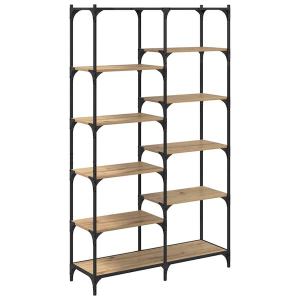 vidaXL Regal Artisan-Eiche 100 x 32 x 170 cm Holzwerkstoff