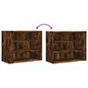 vidaXL Wandregal R&auml;uchereiche 75x35x60 cm Holzwerkstoff