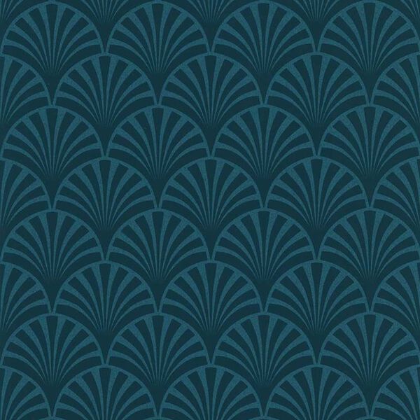 Noordwand Tapete couleurs & mati&egrave;res 20's Pattern Artdeco Blau