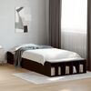 vidaXL Bettgestell Schwarz 75x190 cm Holzwerkstoff