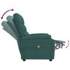 vidaXL Massagesessel Dunkelgr&uuml;n Stoff