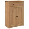 vidaXL Schuhschrank PANAMA 80x40x114 cm Massivholz Kiefer