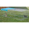 Kerbl Freilaufgehege Kleintiere mit Ausbruchsperre 230x115x70 cm Chrom
