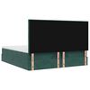 vidaXL Ottoman-Bett mit Matratzen & LEDs Dunkelgr&uuml;n 180x200 cm Samt