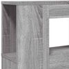 vidaXL LED-Kopfteil Grau Sonoma 180x18,5x103,5 cm Holzwerkstoff