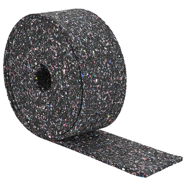 vidaXL Gummiwalze Schwarz Gummi