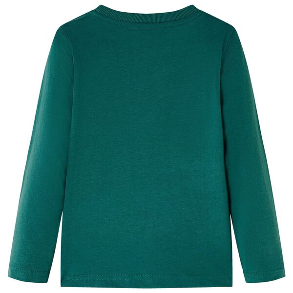 Kinder-Langarmshirt Gr&uuml;n 116