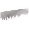 vidaXL Raseneinfassung 30 pcs 103 x 25 cm Metall Silber