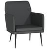 vidaXL Sessel Schwarz 61x78x80 cm Kunstleder