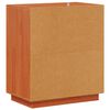 vidaXL Sideboard Wachsbraun 65,5 x 40 x 75 cm Massives Kiefernholz