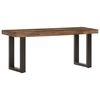 vidaXL Sitzbank 110 cm Altholz und Stahl