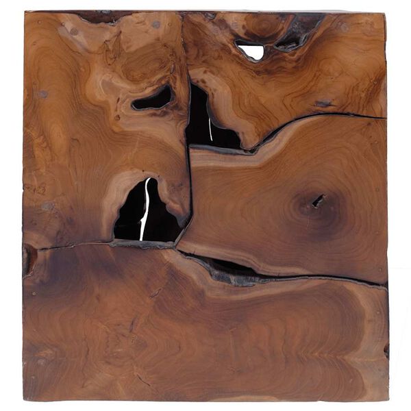 vidaXL Hocker/Couchtisch Massivholz Teak