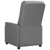 vidaXL Relaxsessel Grau Kunstleder
