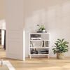 vidaXL Sideboard Hochglanz-Wei&szlig; 57x35x70 cm Holzwerkstoff