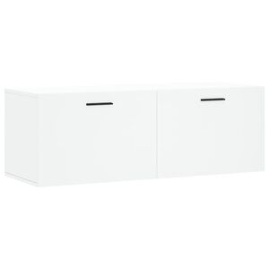 vidaXL Wandschrank Wei&szlig; 100x36,5x35 cm Holzwerkstoff